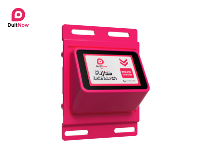 TQR DuitNow QR payment terminal for japanese can vending machine